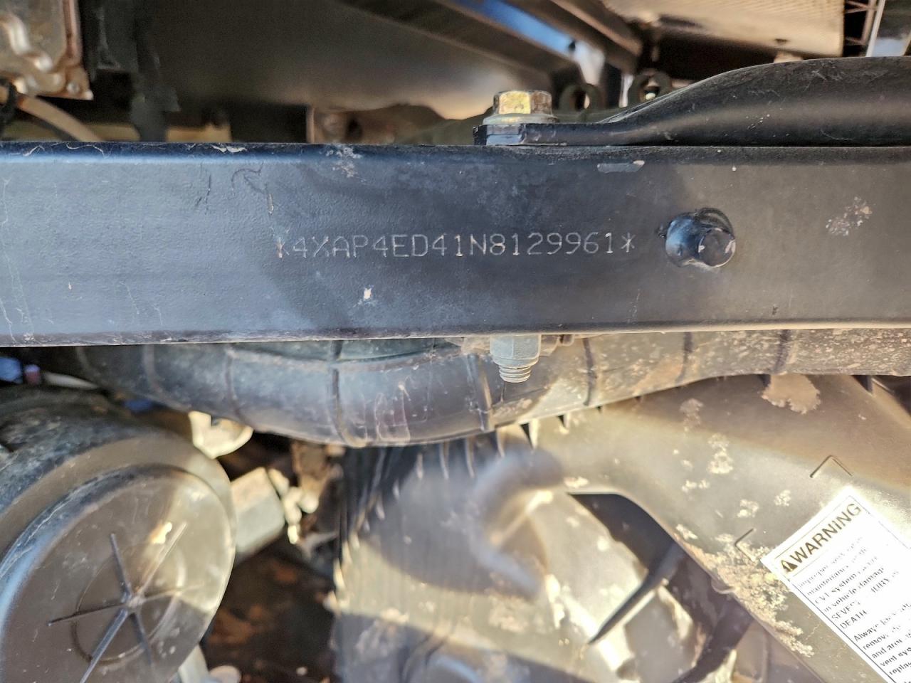 2022 Polaris Pro Xd Full-Size Crew VIN: 4XAP4ED41N8129961 Lot: 93738065