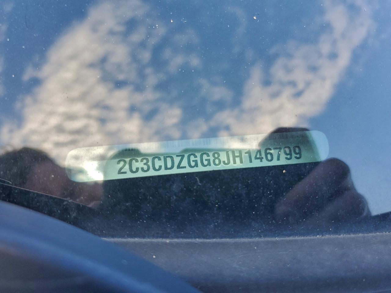 2018 Dodge Challenger Gt VIN: 2C3CDZGG8JH146799 Lot: 94122285