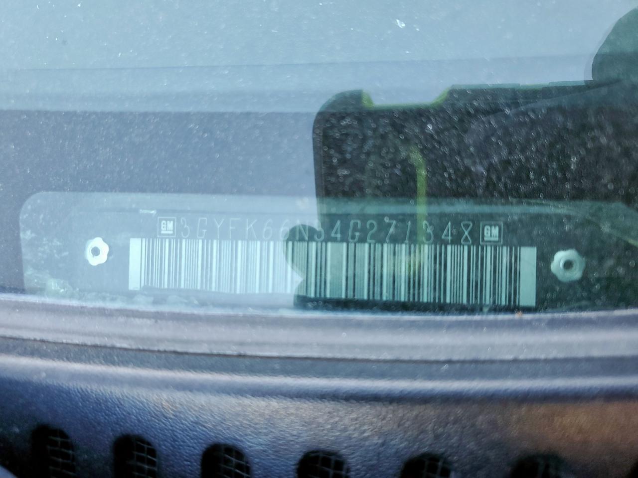 2004 Cadillac Escalade Esv VIN: 3GYFK66N34G271348 Lot: 91739445