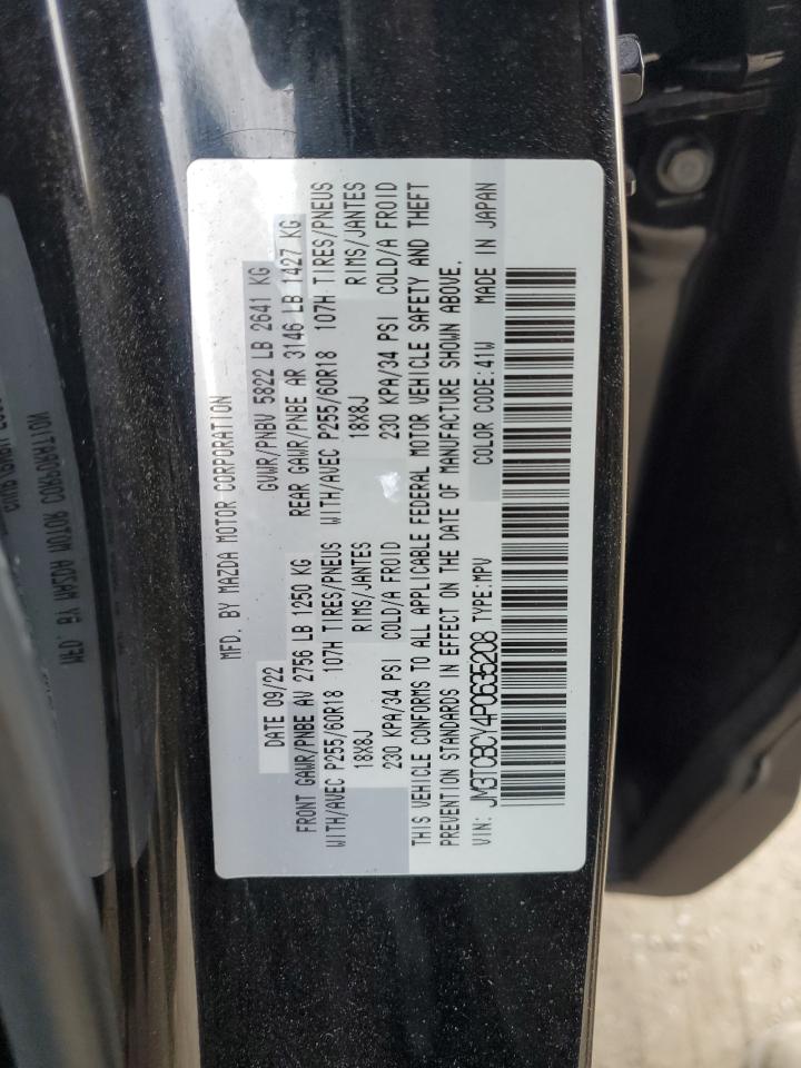 2023 Mazda Cx-9 Touring VIN: JM3TCBCY4P0635208 Lot: 91654225