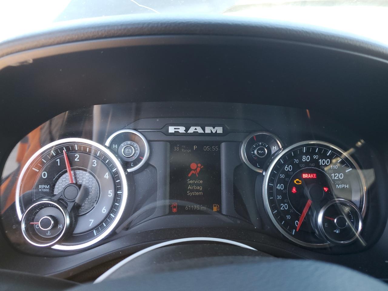 2019 Ram 1500 Big Horn/Lone Star VIN: 1C6RREFT4KN827461 Lot: 92119155