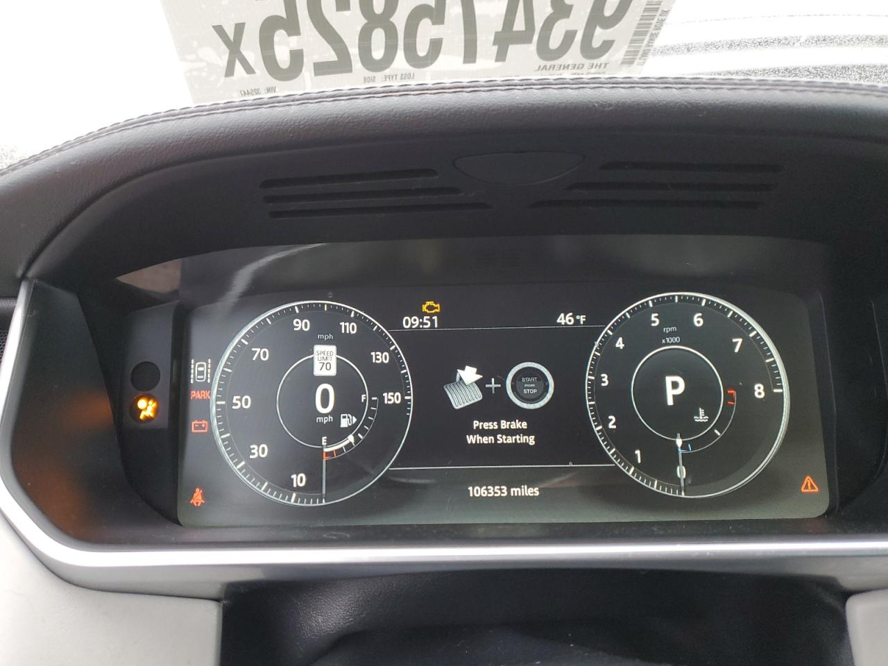 2017 Land Rover Range Rover Hse VIN: SALGS2FV2HA325447 Lot: 93475825