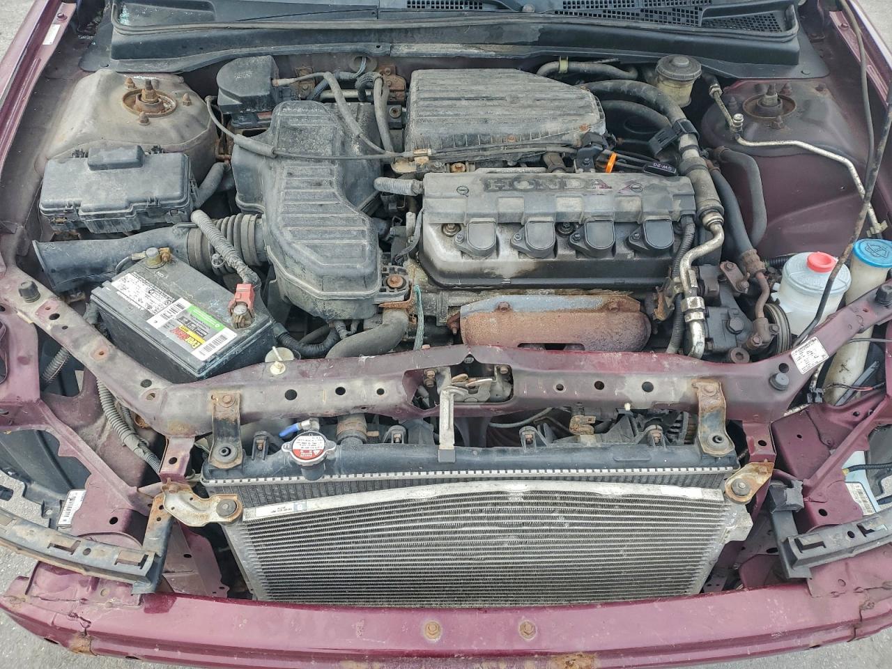 2003 Honda Civic Lx VIN: 2HGES16543H541563 Lot: 93341495