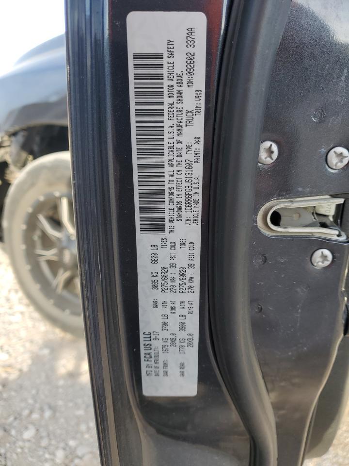 2018 Ram 1500 St VIN: 1C6RR6FG9JS131607 Lot: 91502825