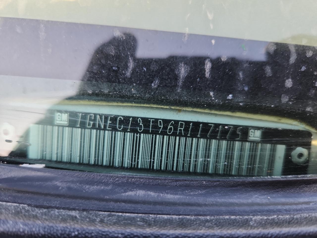 2006 Chevrolet Tahoe C1500 VIN: 1GNEC13T96R117175 Lot: 91357035