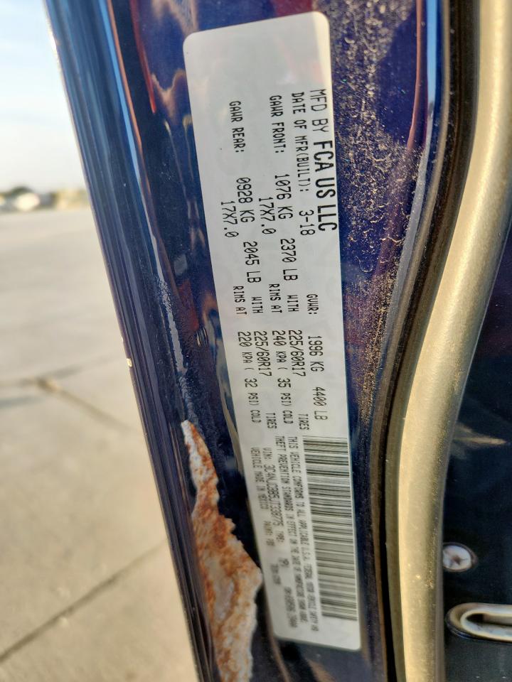 2018 Jeep Compass Latitude VIN: 3C4NJCBB5JT338775 Lot: 93459265