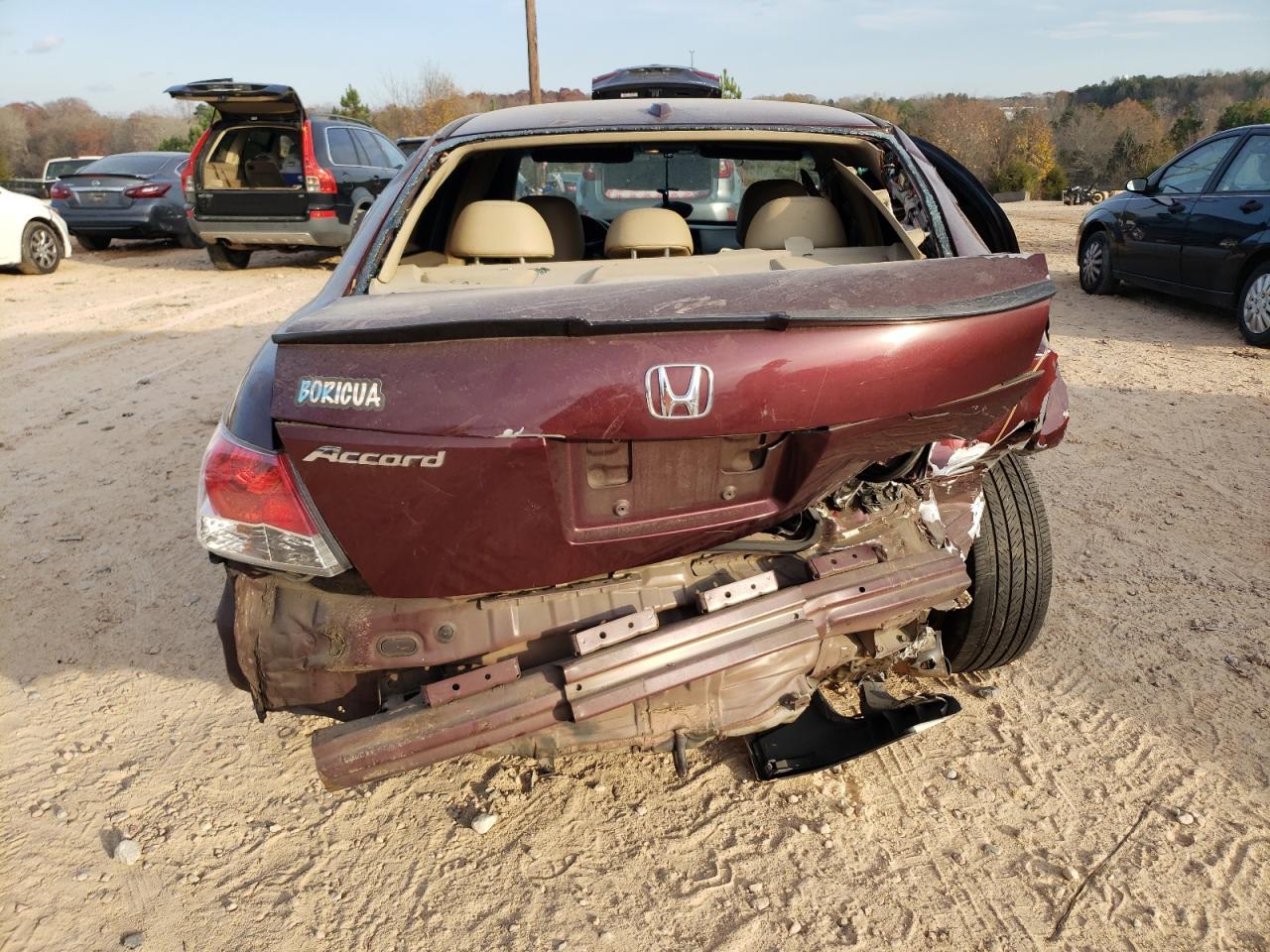 2009 Honda Accord Exl VIN: 1HGCP26849A152518 Lot: 93480275