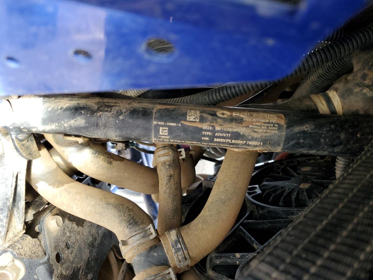 2019 Polaris Rzr Xp 4 Turbo S VIN: 3NSVPL920KF789521 Lot: 92060925