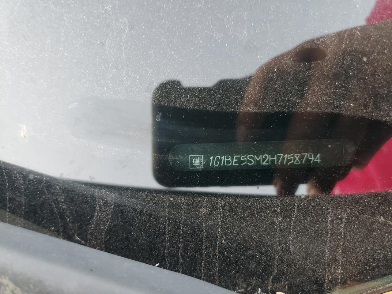 2017 Chevrolet Cruze Lt VIN: 1G1BE5SM2H7158794 Lot: 91590045