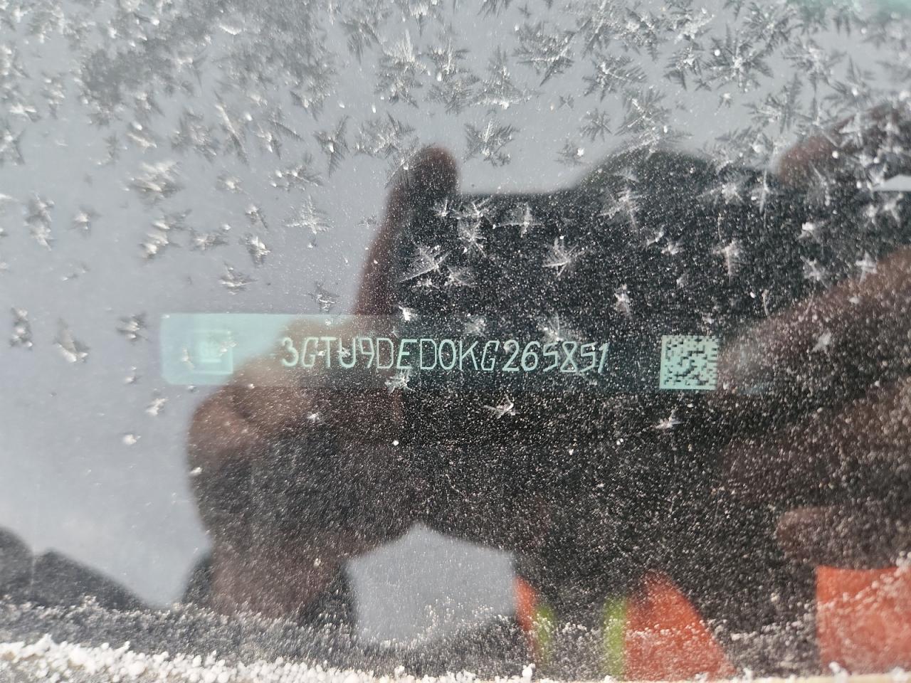 2019 GMC Sierra K1500 Slt VIN: 3GTU9DED0KG265851 Lot: 91610245