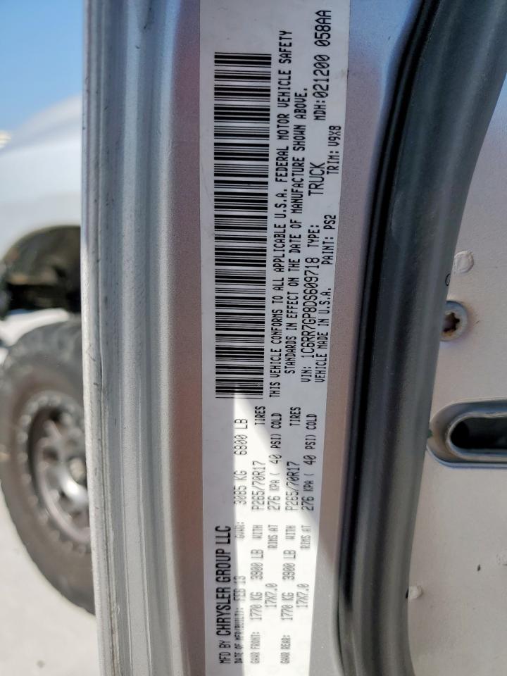 2013 Ram 1500 Slt VIN: 1C6RR7GP8DS609718 Lot: 91279575