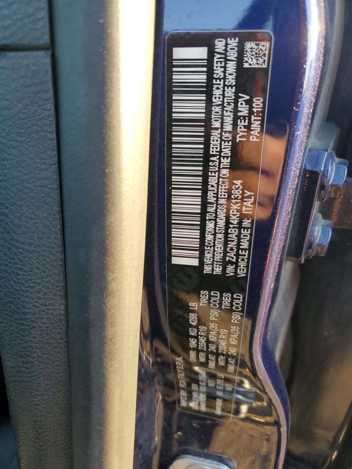 2019 Jeep Renegade Latitude VIN: ZACNJAB14KPK13834 Lot: 90984525