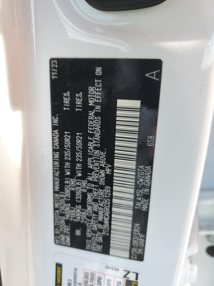 2024 Lexus Rx 350 Base VIN: 2T2BAMCA6RC051289 Lot: 93137925