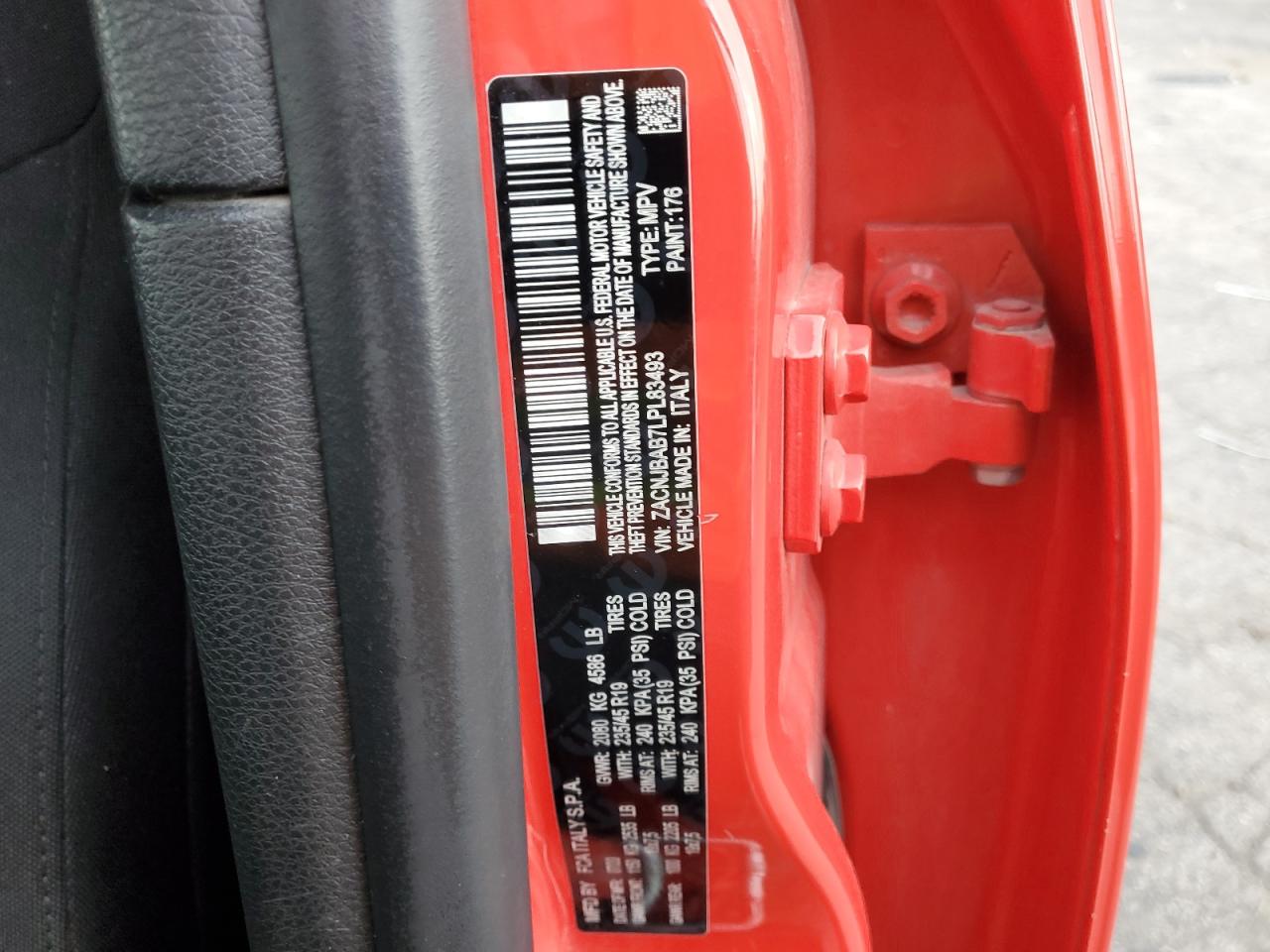 2020 Jeep Renegade Sport VIN: ZACNJBAB7LPL83493 Lot: 92750505