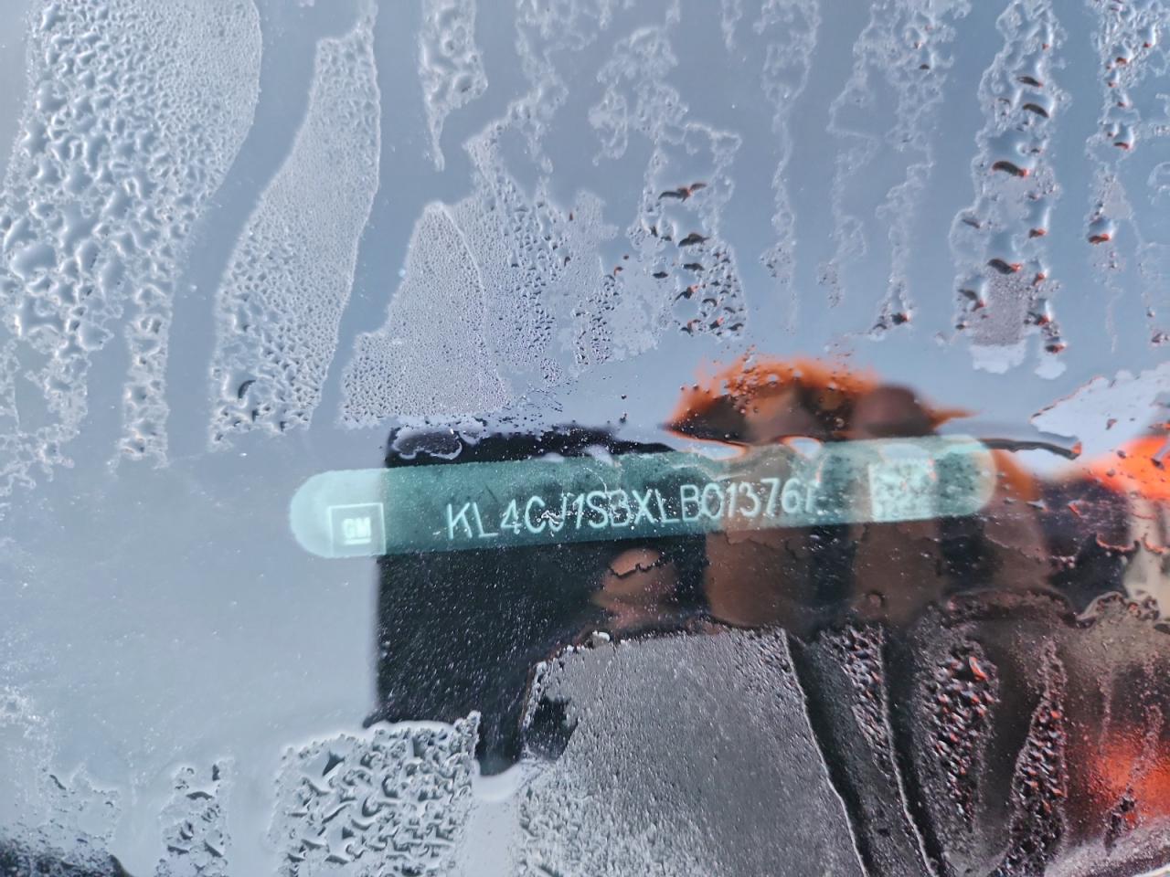 2020 Buick Encore Sport Touring VIN: KL4CJ1SBXLB013761 Lot: 92883665