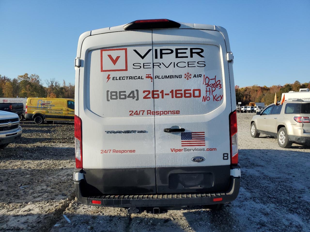 2023 Ford Transit T-250 VIN: 1FTBR1C89PKB86755 Lot: 91653375