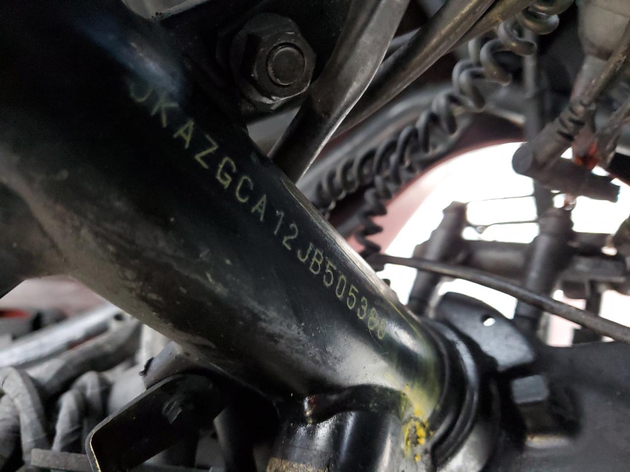 1988 Kawasaki Zg1000 VIN: JKAZGCA12JB505386 Lot: 91168135