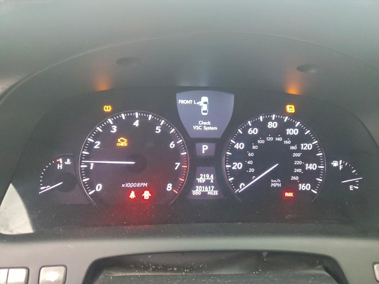 2007 Lexus Ls 460L VIN: JTHGL46F875005340 Lot: 93719035