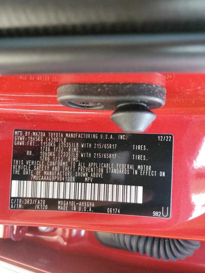 2023 Toyota Corolla Cross Le VIN: 7MUCAAAG9PV041008 Lot: 85425225