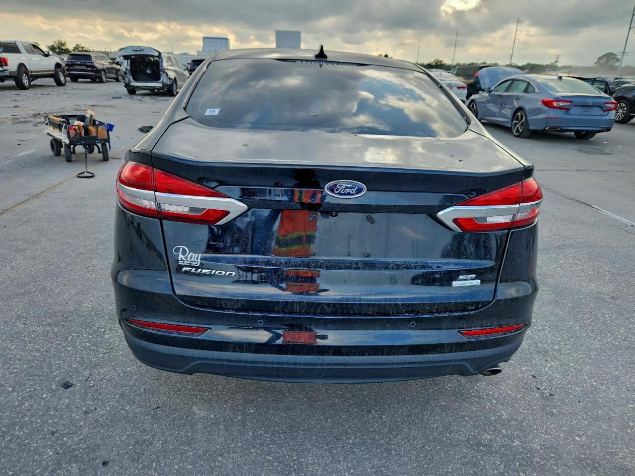 2019 Ford Fusion Se VIN: 3FA6P0HDXKR102167 Lot: 93771435