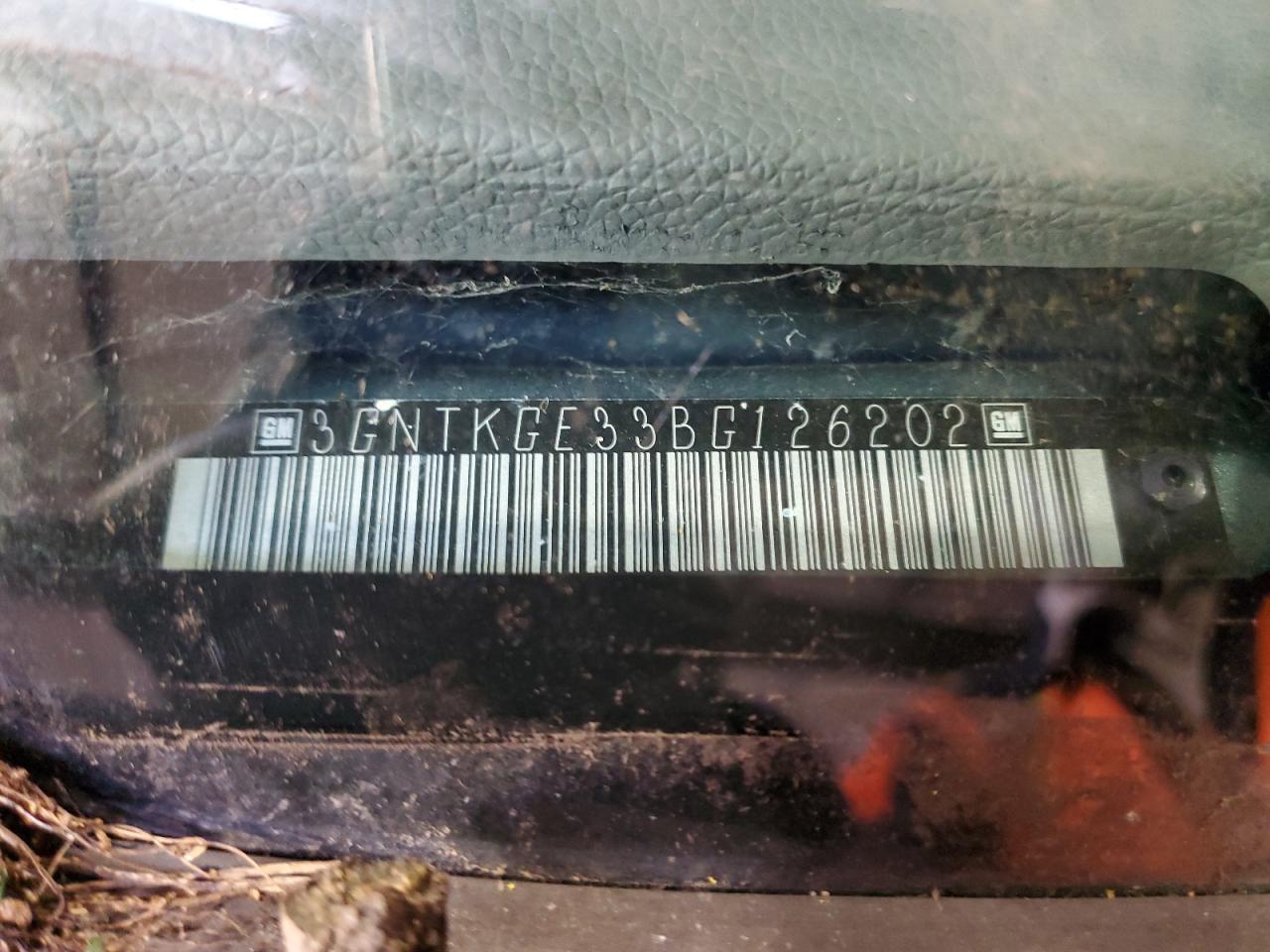 2011 Chevrolet Avalanche Ltz VIN: 3GNTKGE33BG126202 Lot: 92298925