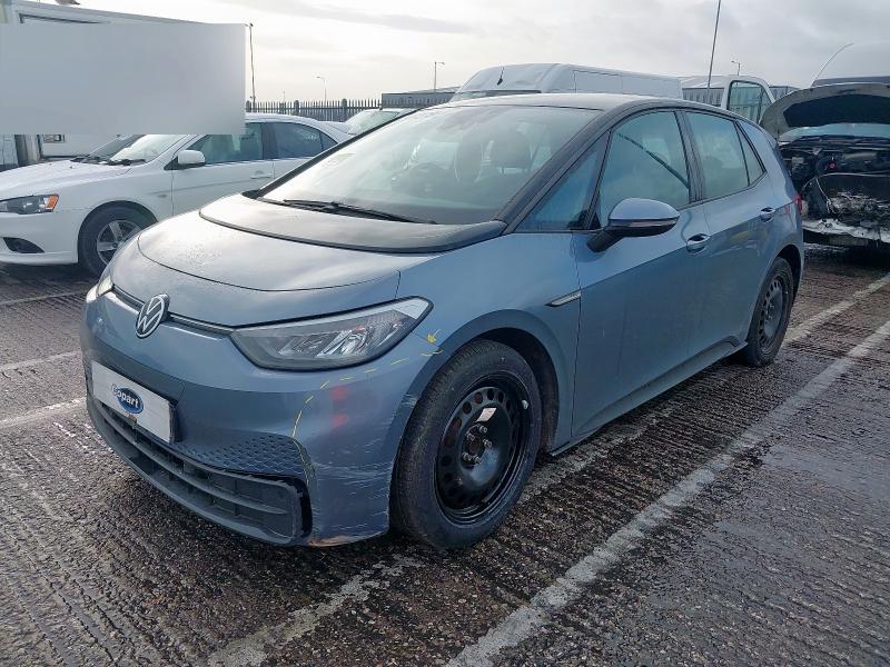 2020 VOLKSWAGEN ID.3 150KW LIFE PRO PERFORMANCE 58KWH 5DR AUTO for sale at Copart CHESTER