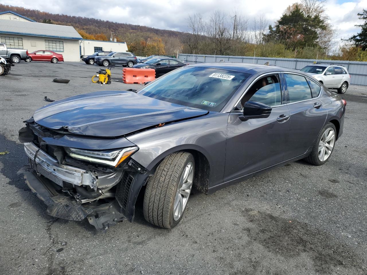 2021 Acura Tlx Technology VIN: 19UUB5F45MA014156 Lot: 91138225