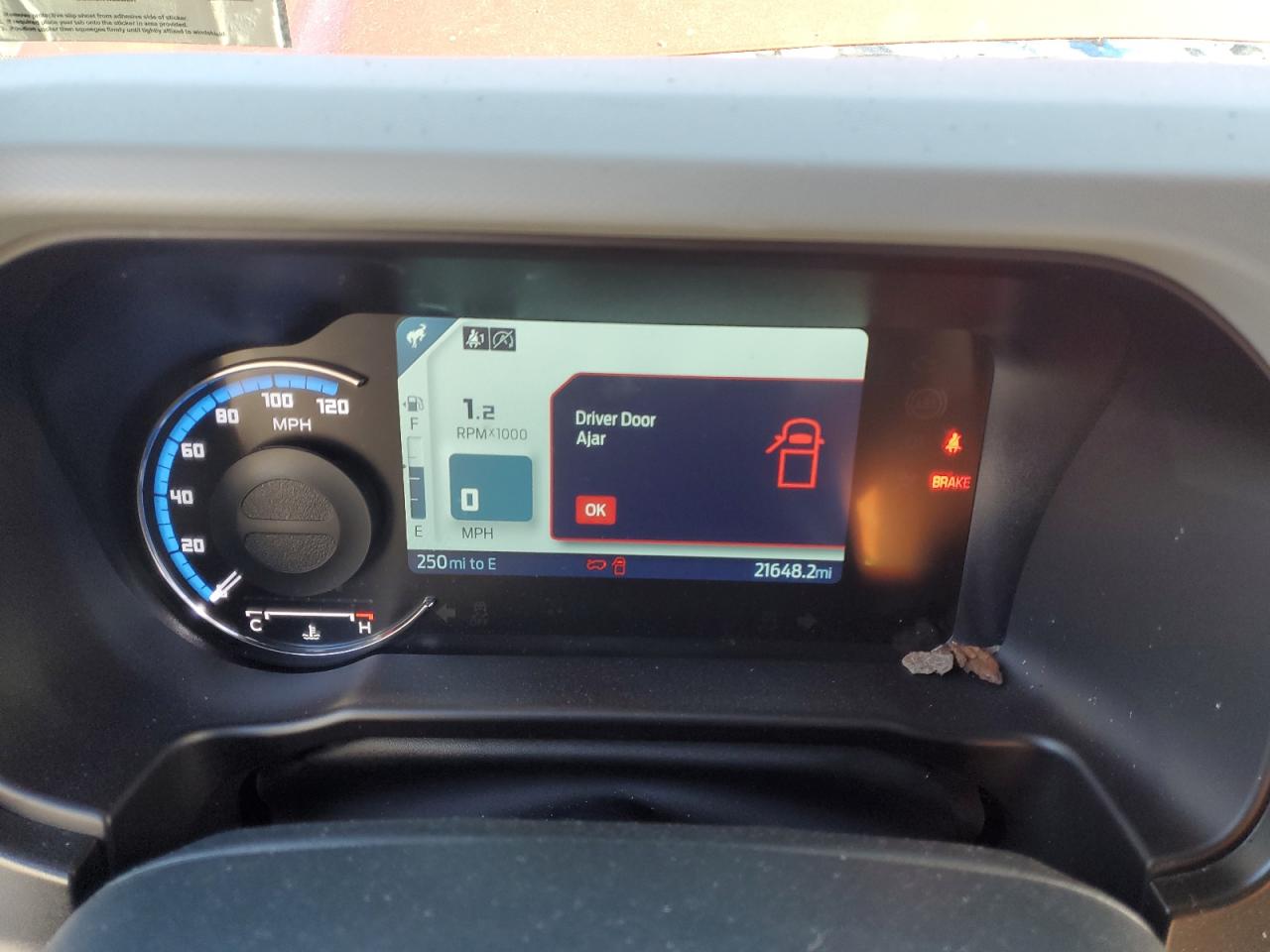 2023 Ford Bronco Base VIN: 1FMEE5DH5PLB18246 Lot: 92823255