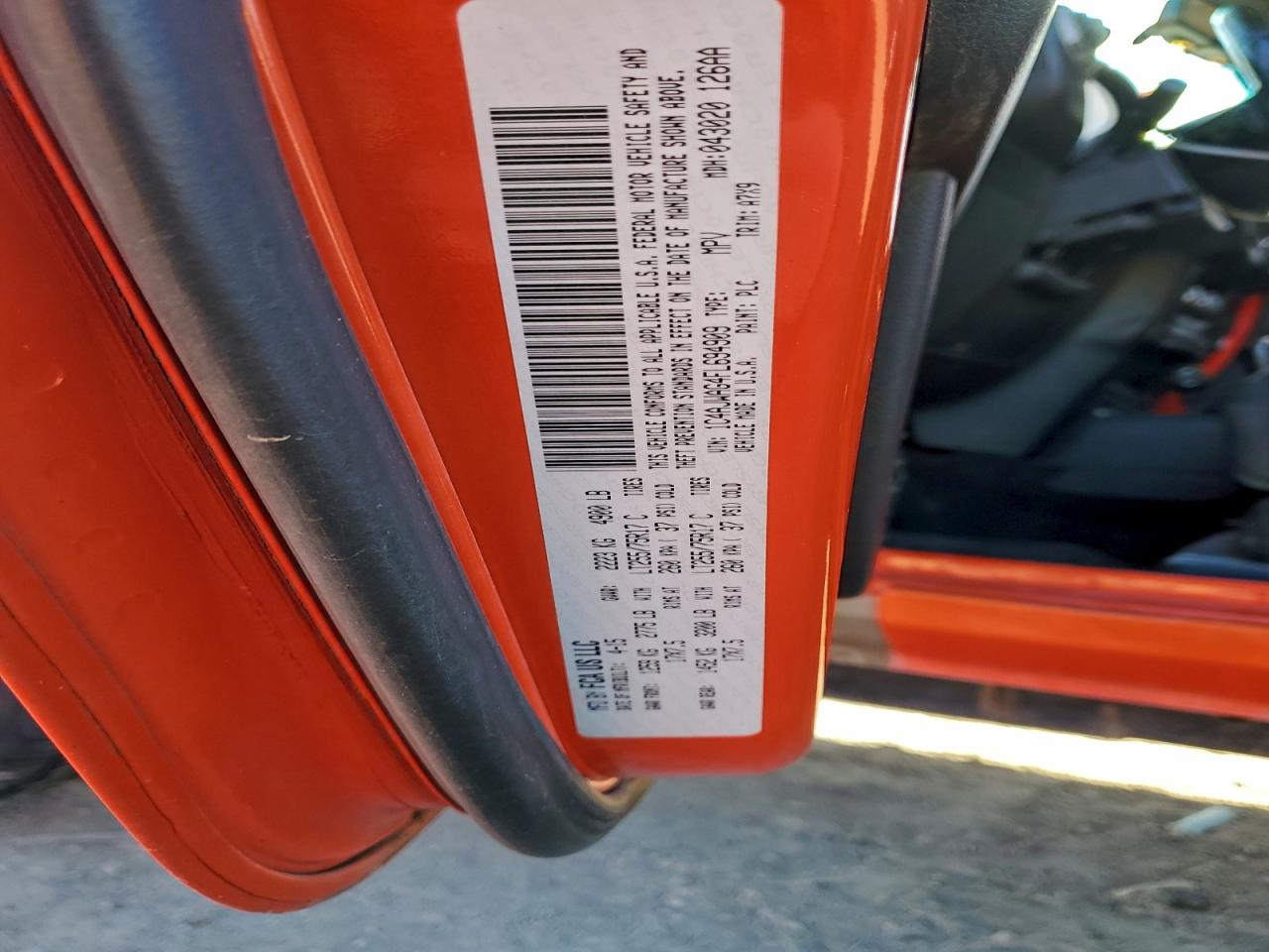 2015 Jeep Wrangler Sport VIN: 1C4AJWAG4FL694909 Lot: 94758285