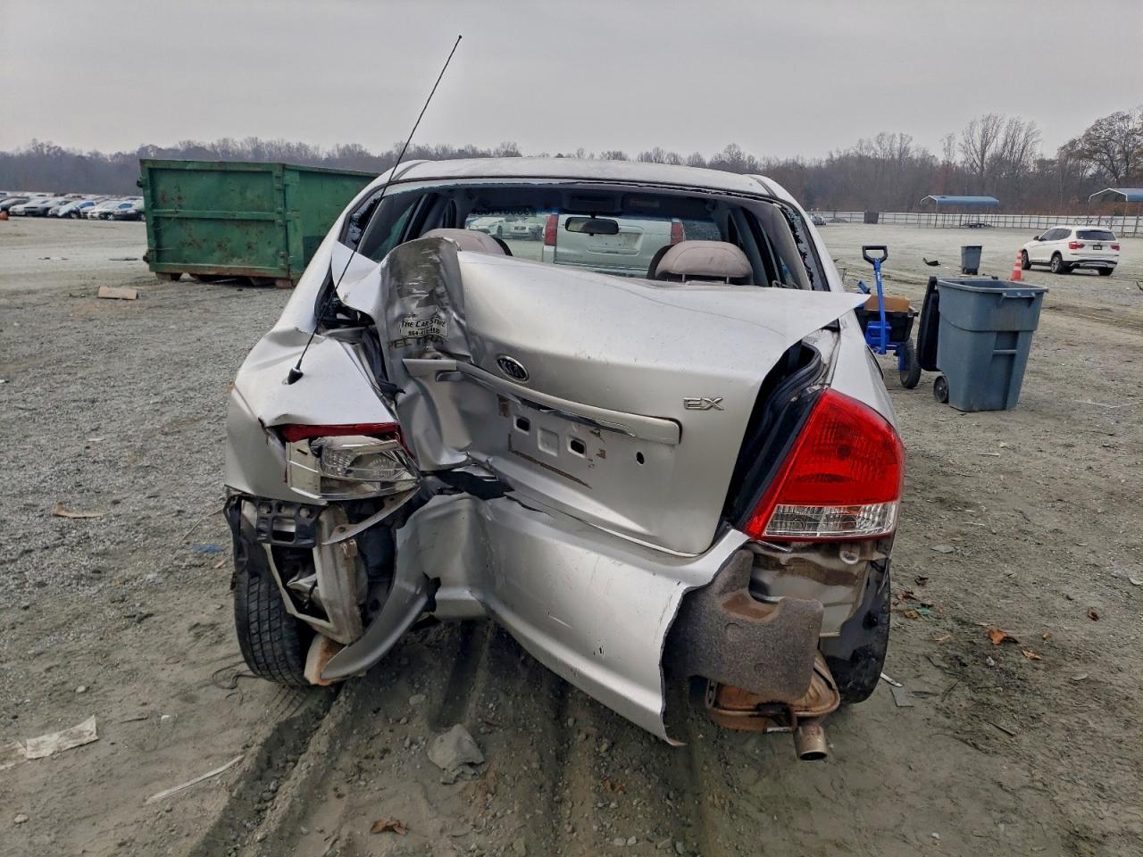 2008 Kia Spectra Ex VIN: KNAFE121785491850 Lot: 93667185