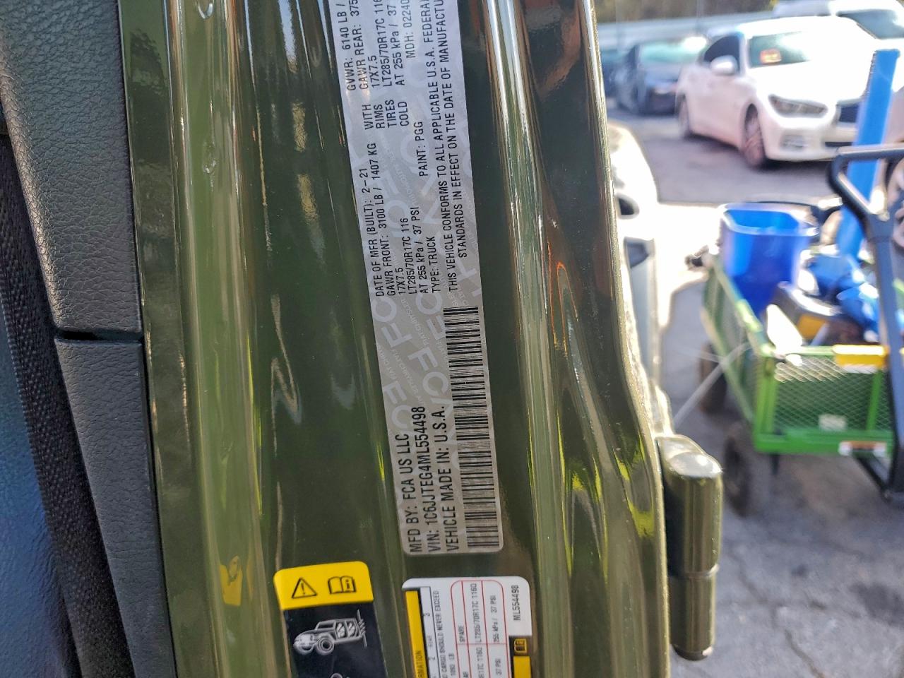 2021 Jeep Gladiator Mojave VIN: 1C6JJTEG4ML554498 Lot: 93710925