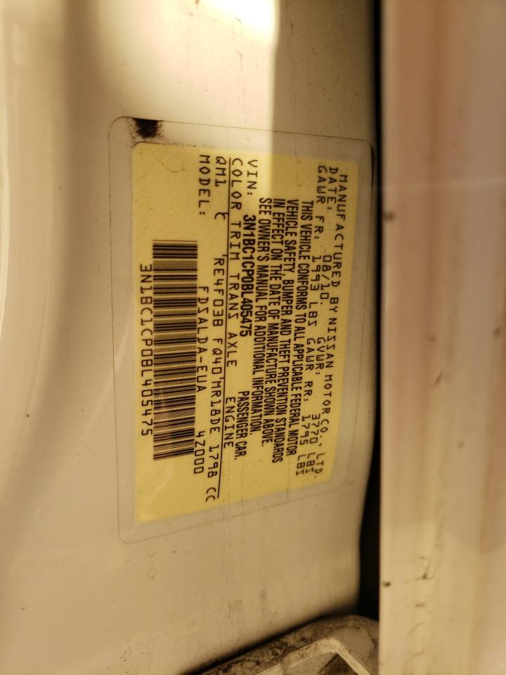 2011 Nissan Versa S VIN: 3N1BC1CP0BL405475 Lot: 93047175