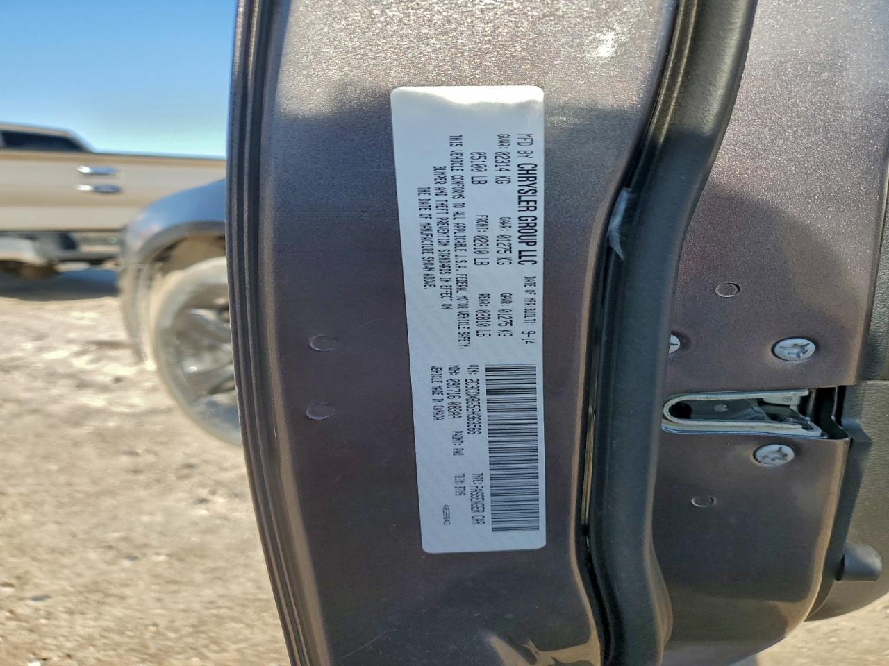 2014 Dodge Charger Se VIN: 2C3CDXBG5EH363566 Lot: 94551895