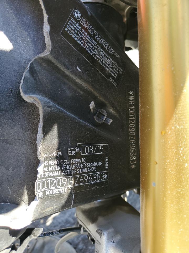 2016 BMW S 1000 R VIN: WB10D1209GZ696383 Lot: 91257415