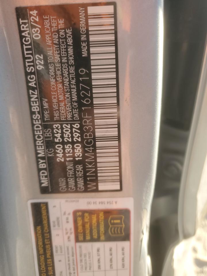 2024 Mercedes-Benz Glc 300 VIN: W1NKM4GB3RF162719 Lot: 92993045