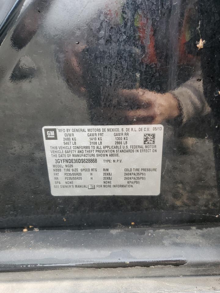 2013 Cadillac Srx Performance Collection VIN: 3GYFNDE36DS628868 Lot: 93092895