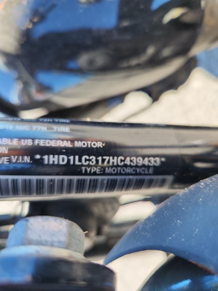 2017 Harley-Davidson Xl1200 Forty-Eight VIN: 1HD1LC317HC439433 Lot: 90928095