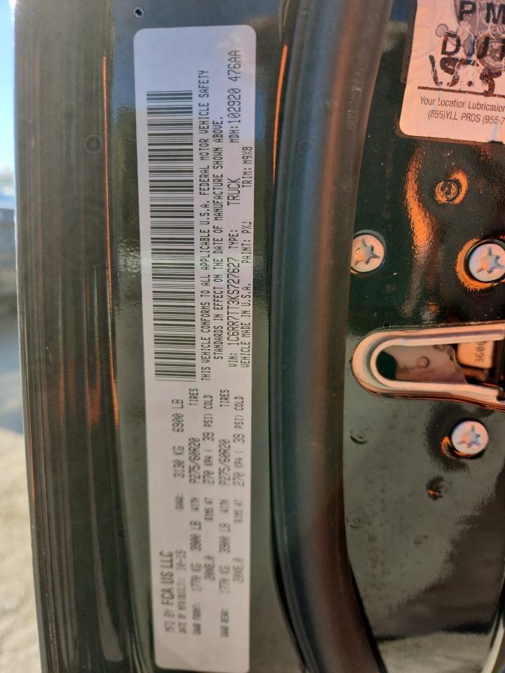 2019 Ram 1500 Classic Slt VIN: 1C6RR7TT3KS727627 Lot: 92119805