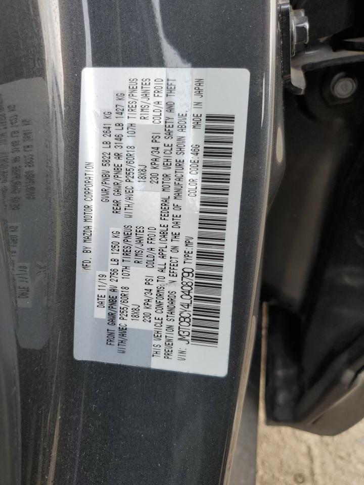 2020 Mazda Cx-9 Touring VIN: JM3TCBCY4L0408790 Lot: 91574285