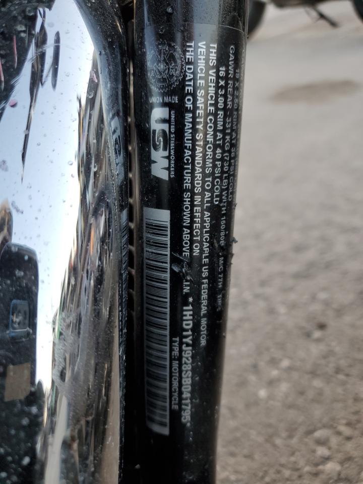 2025 Harley-Davidson Fxbb VIN: 1HD1YJ928SB041795 Lot: 92073225