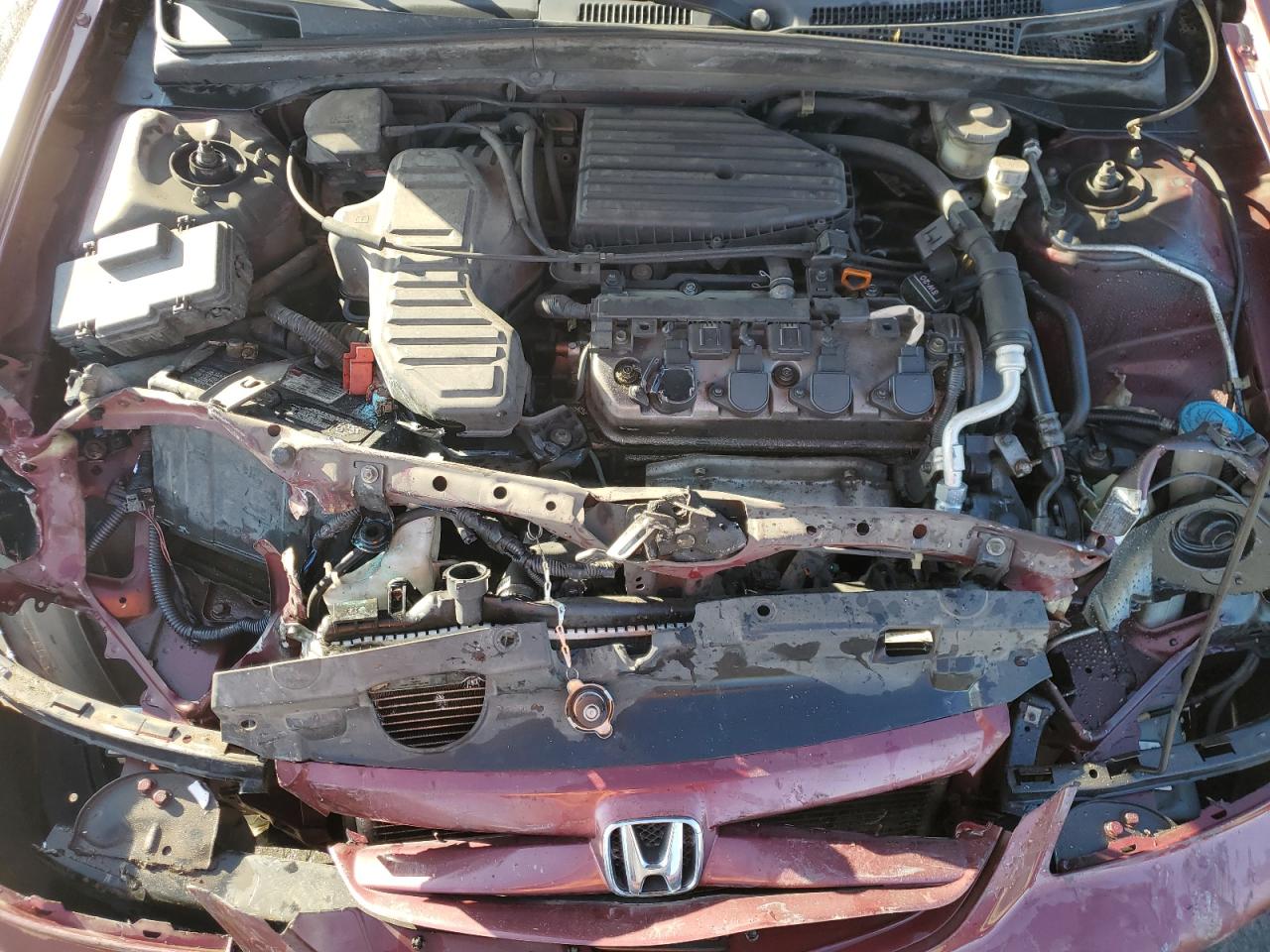 2003 Honda Civic Lx VIN: 2HGES15523H626970 Lot: 92487945