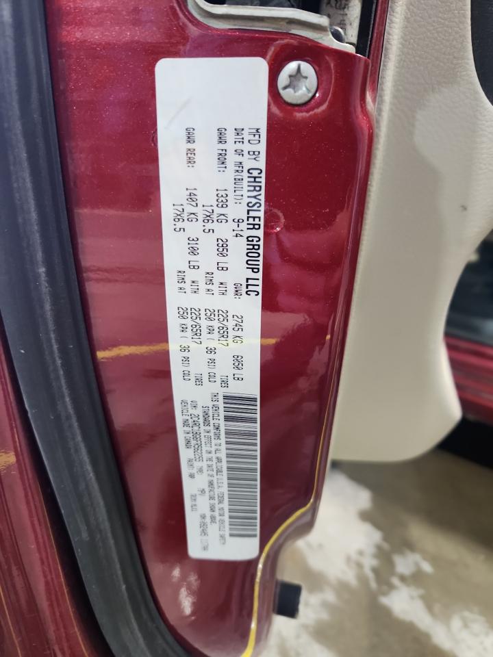 2015 Chrysler Town & Country Touring VIN: 2C4RC1BG6FR562255 Lot: 91561485