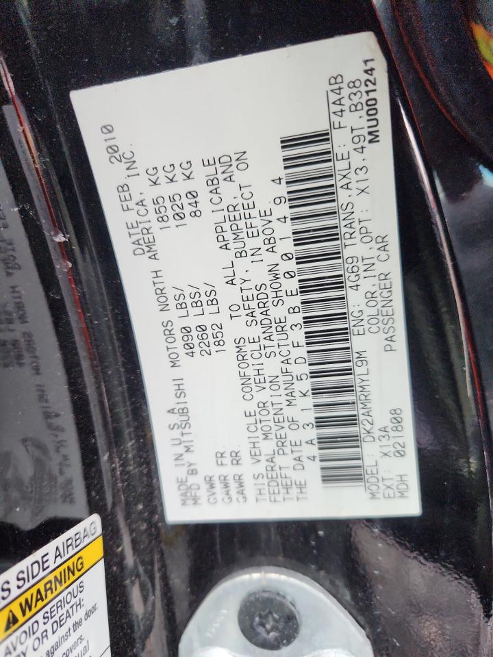 2011 Mitsubishi Eclipse Gs Sport VIN: 4A31K5DF3BE001494 Lot: 91589305