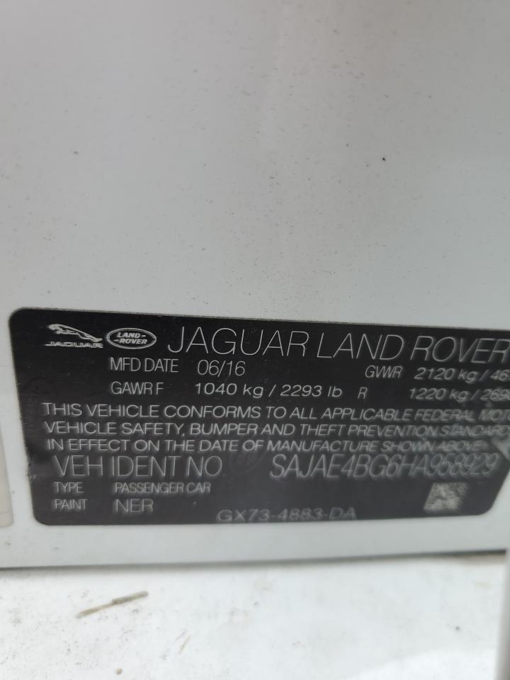 2017 Jaguar Xe Prestige VIN: SAJAE4BG6HA958929 Lot: 91513255