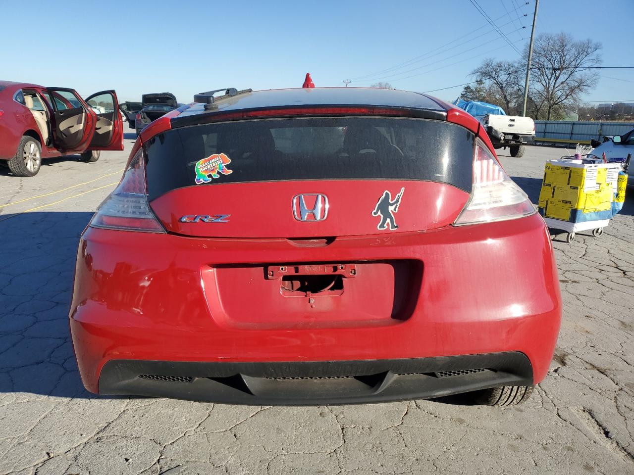 2011 Honda Cr-Z Ex VIN: JHMZF1D66BS005591 Lot: 92872305