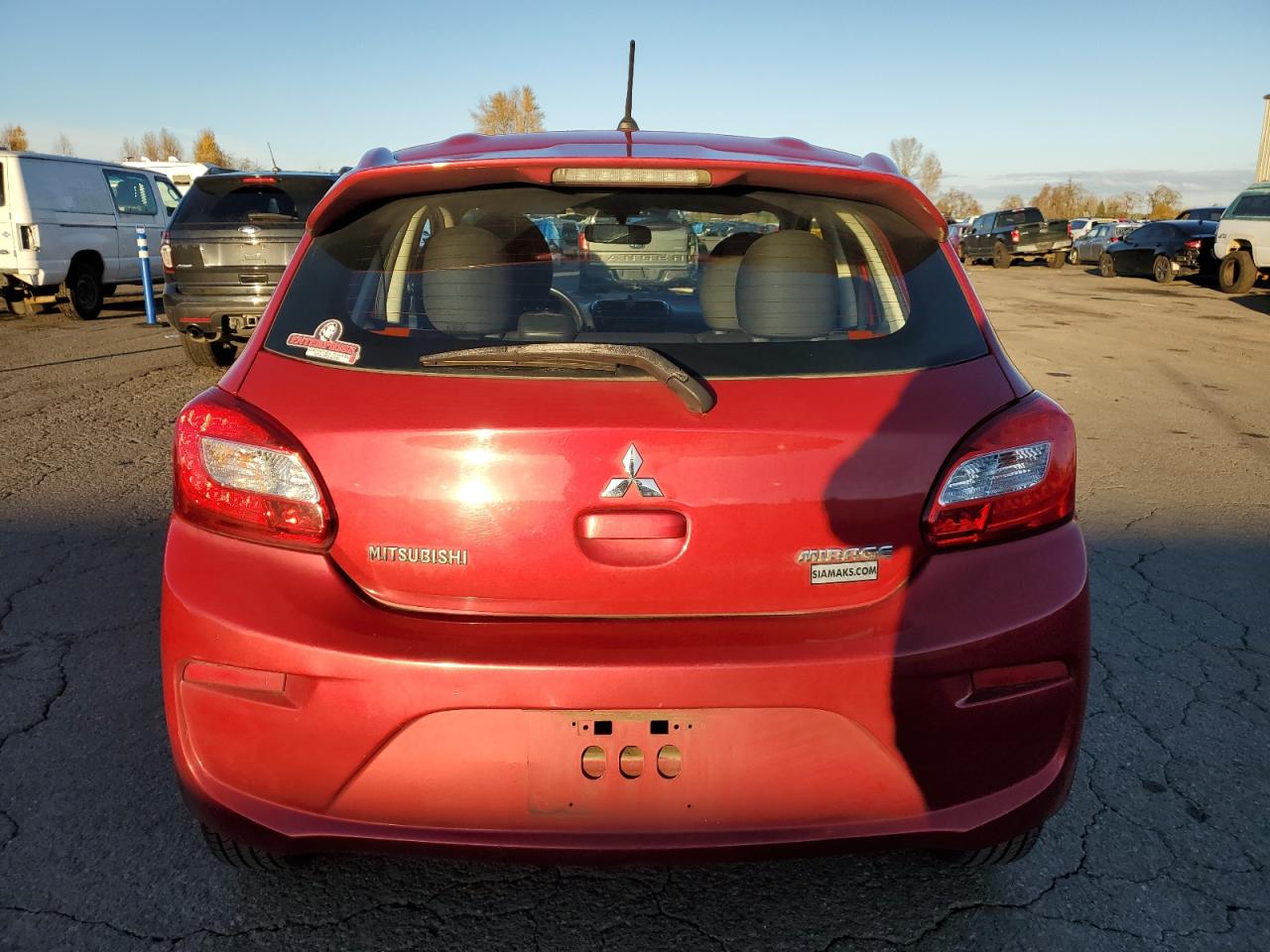 2017 Mitsubishi Mirage Es VIN: ML32A3HJ9HH012166 Lot: 92729835