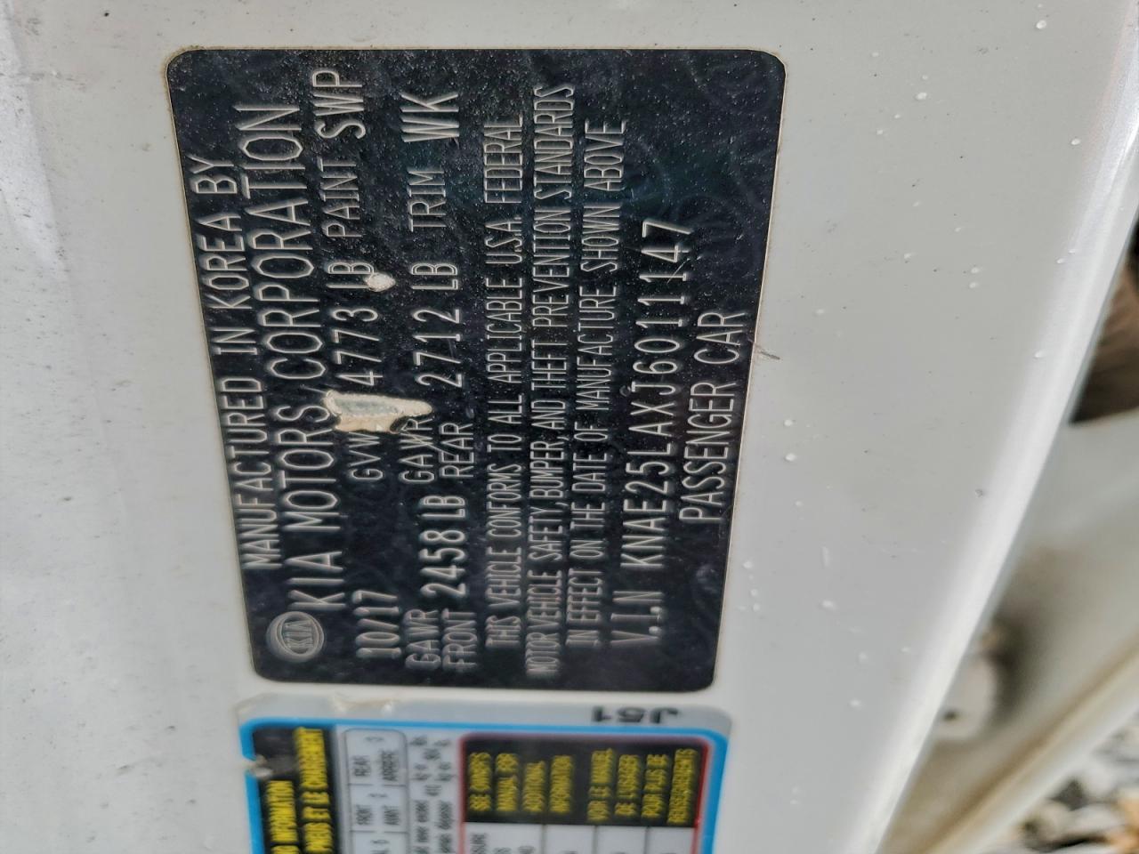 2018 Kia Stinger Premium VIN: KNAE25LAXJ6011147 Lot: 93959245