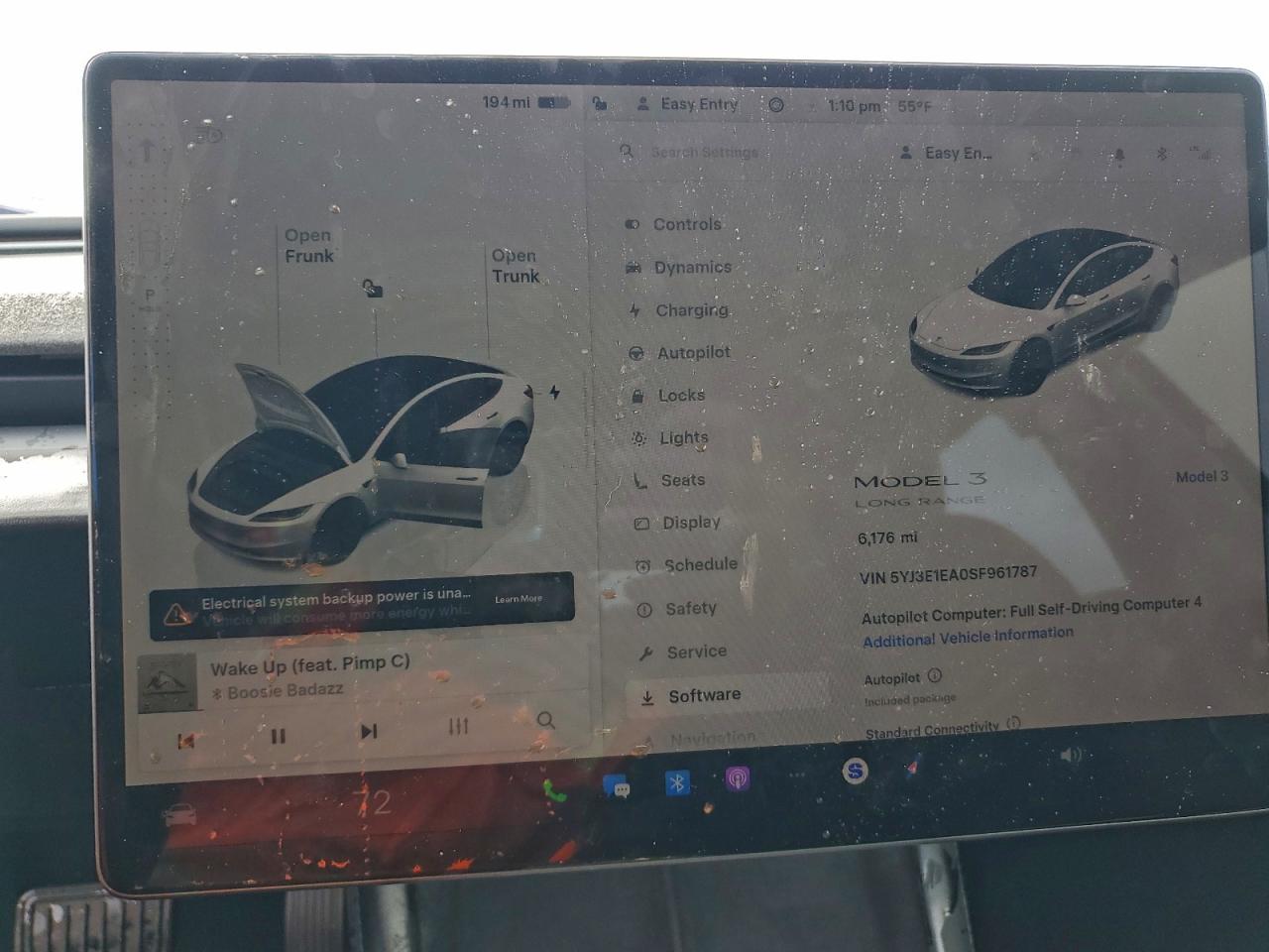 2025 Tesla Model 3 VIN: 5YJ3E1EA0SF961787 Lot: 94189955