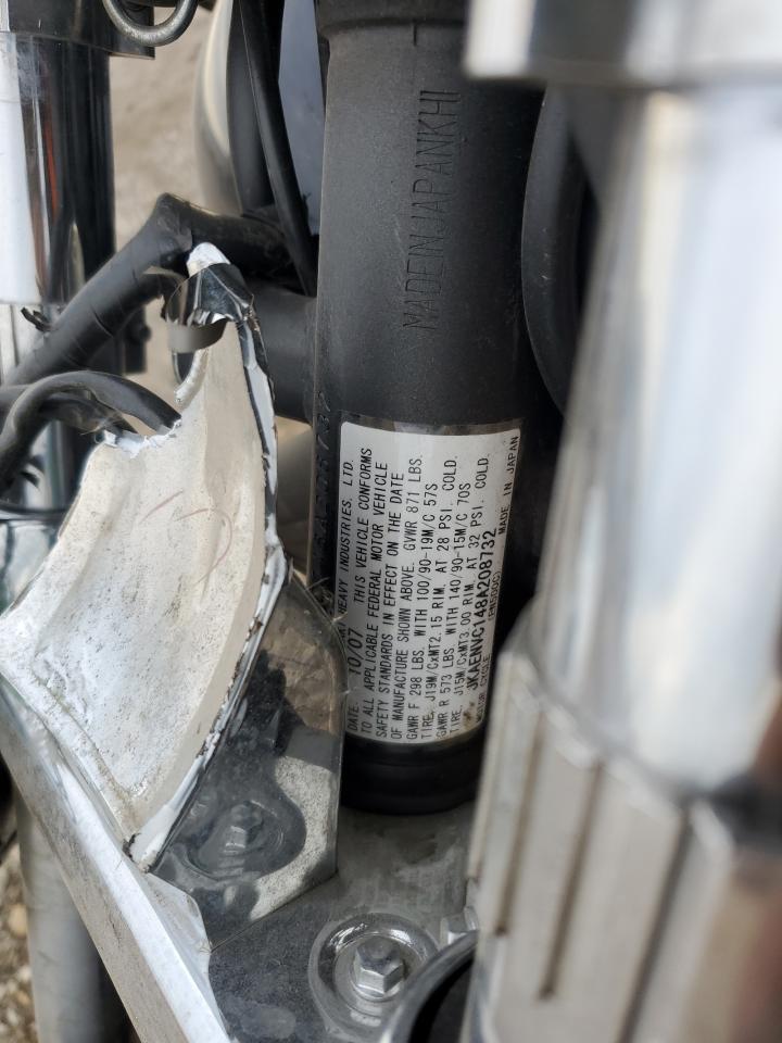 2008 Kawasaki En500 C VIN: JKAENVC148A208732 Lot: 92672165