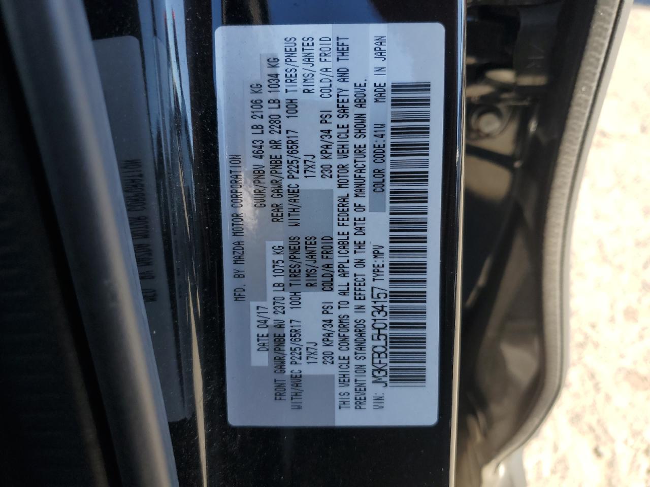 2017 Mazda Cx-5 Touring VIN: JM3KFBCL5H0134157 Lot: 91428845